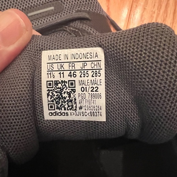 Adidas Men's Black Grey Runfalcon 2.0 Running Sneaker Shoe Size 11.5 - Picture 11 of 11